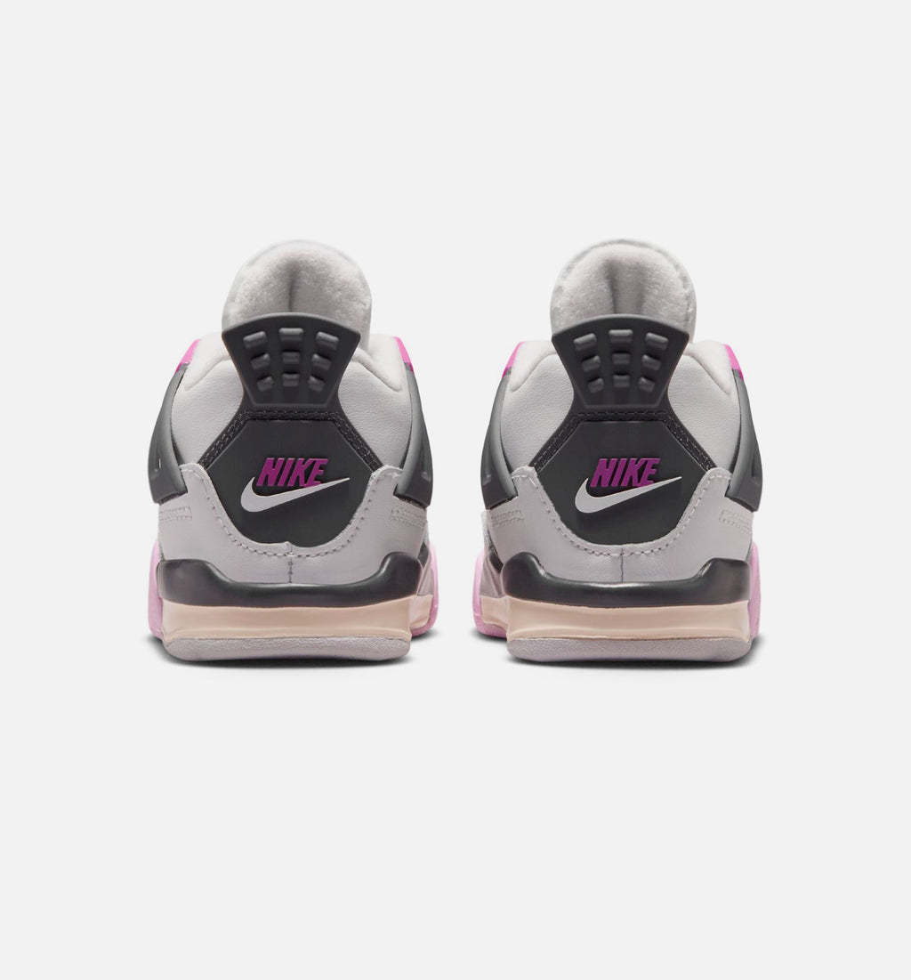 Air Jordan 4 Retro Comic Infant/Toddler - Off White/Fire Pink/Anthracite