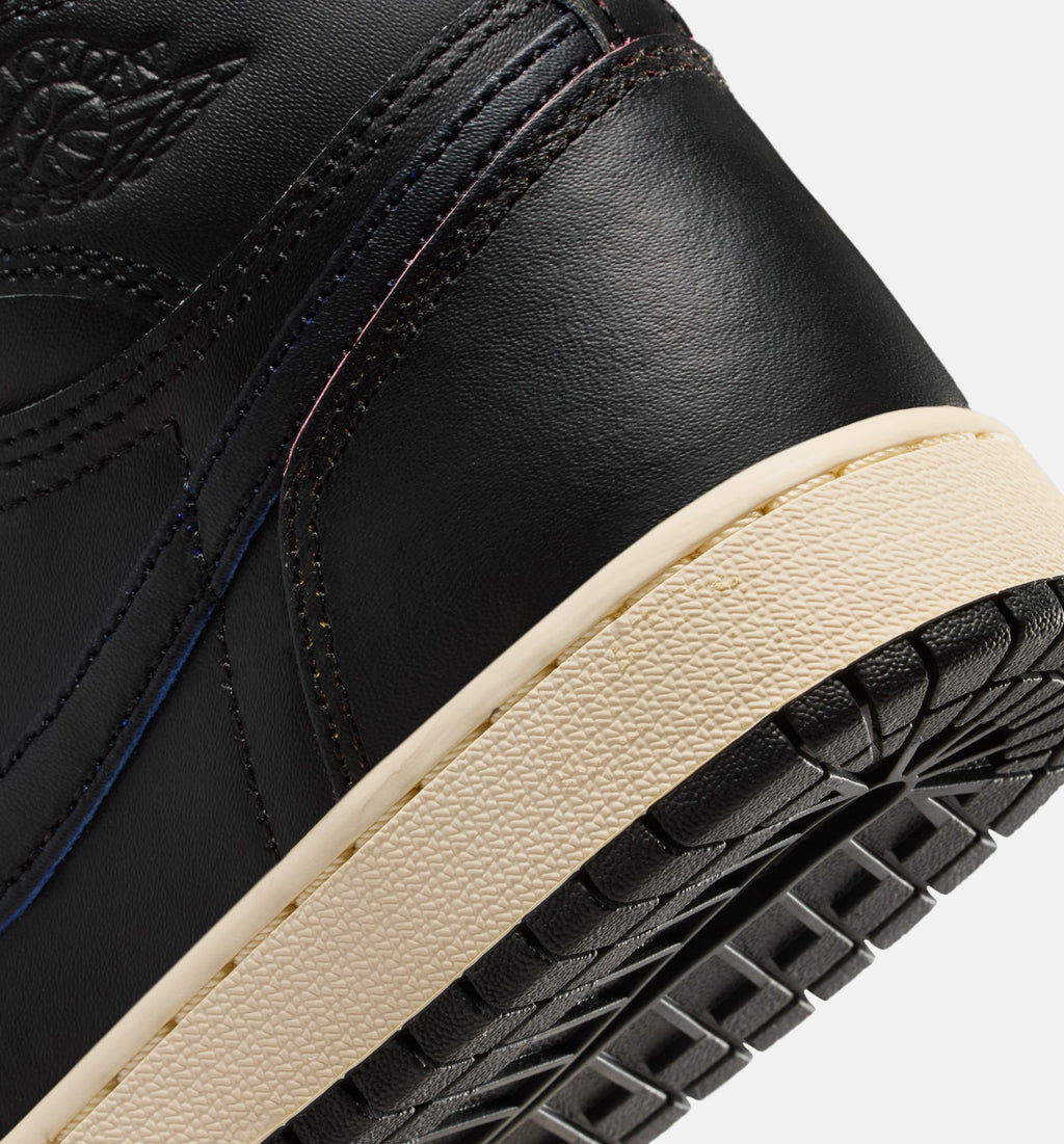Air Jordan 1 Retro High OG Grade School - Black/Muslin