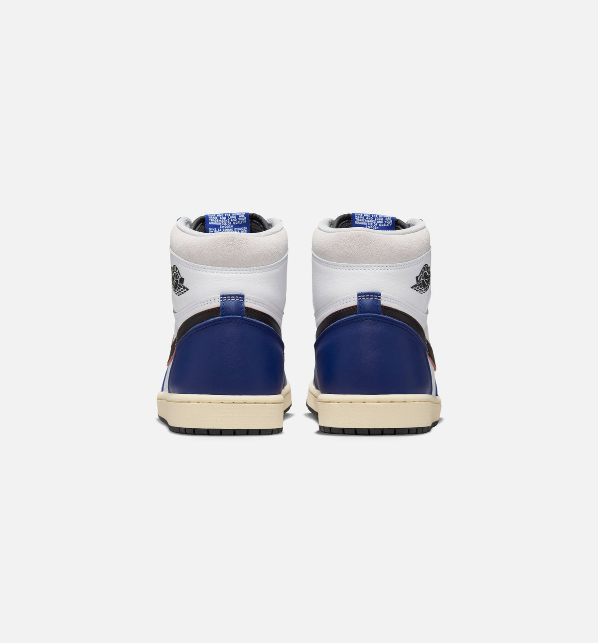 Air Jordan 1 Retro High OG Rare Air Men's Lifestyle Shoe - White/Black/Neutral Grey/Deep Royal Blue