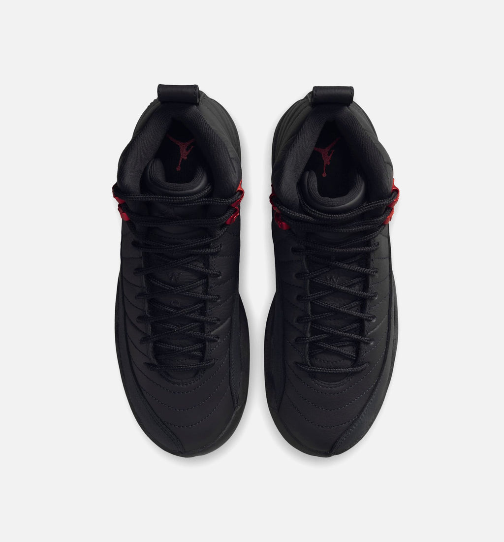 Air Jordan 12 Retro Bloodline Grade School - Black/Varsity Red