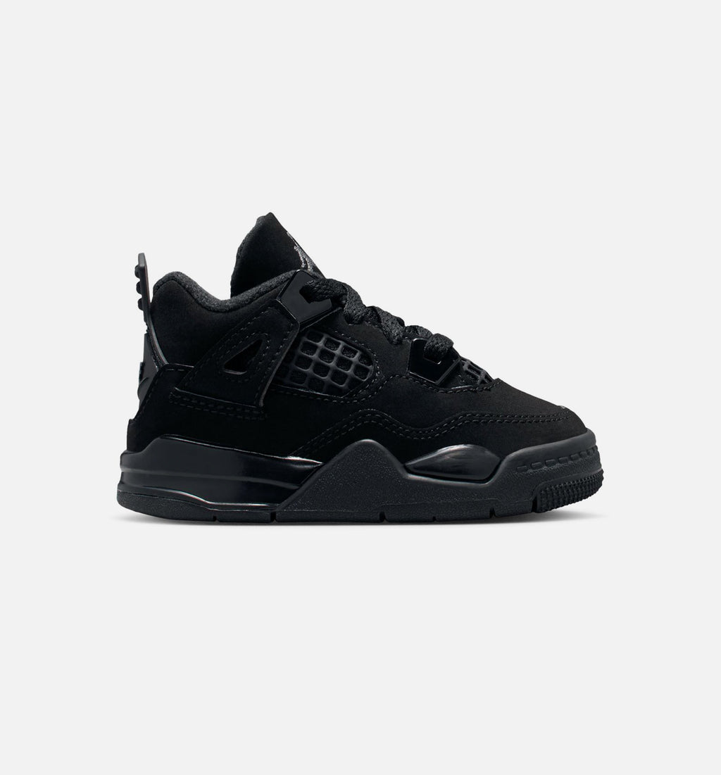 Air Jordan 4 Retro Black Cat Infant/Toddler - Black/Light Graphite