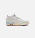 Air Jordan 3 Retro Men's Lifestyle Shoe - Sail/Jade Aura/Aura/Iced Carmine