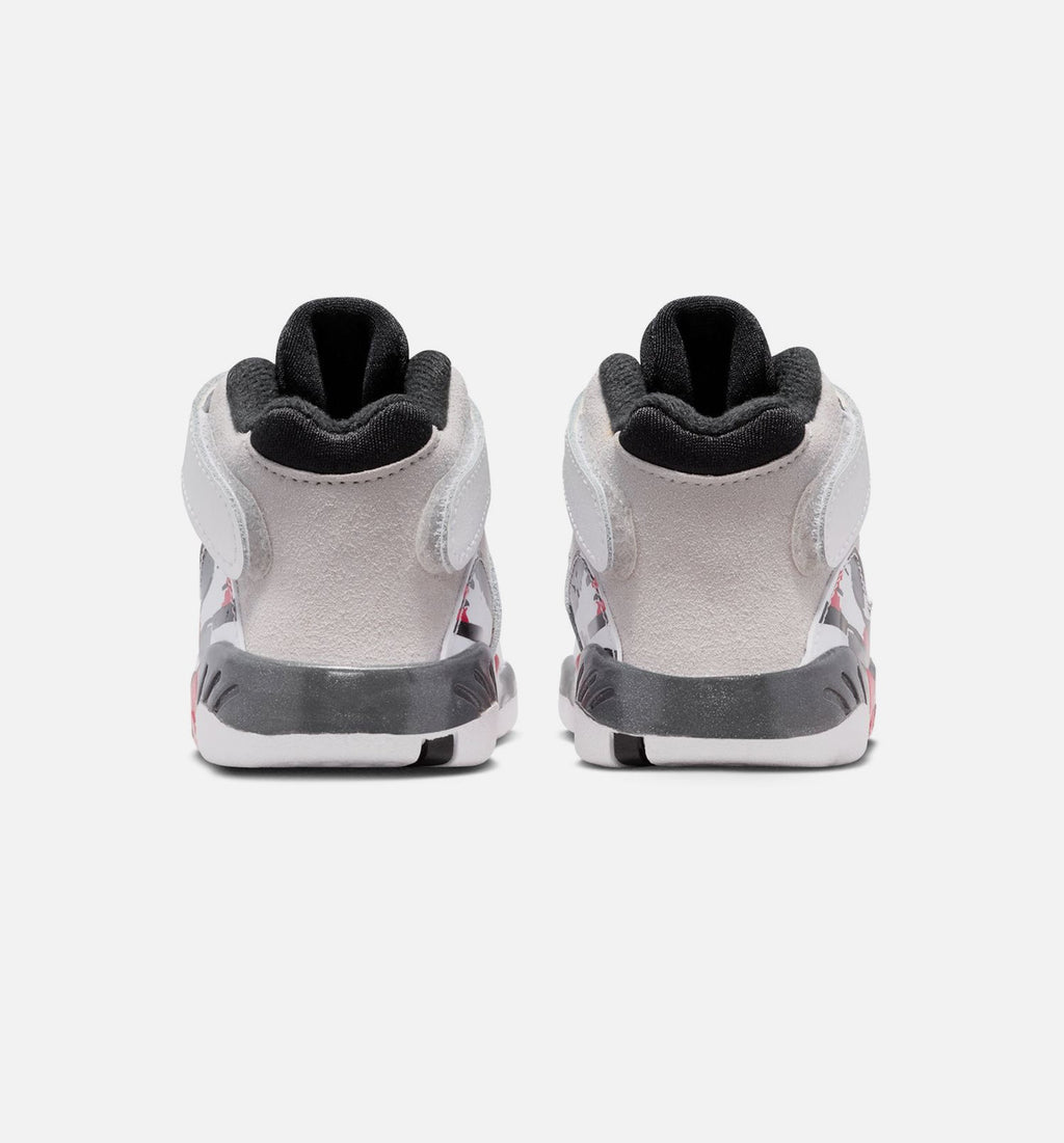 Air Jordan 8 Retro White and True Red Infant/Toddler - White/Black/True Red