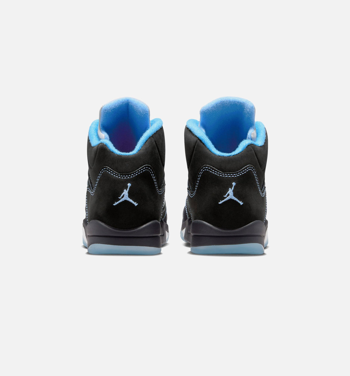 Air Jordan 5 Retro Black Carolina Preschool - Black/University Blue/White