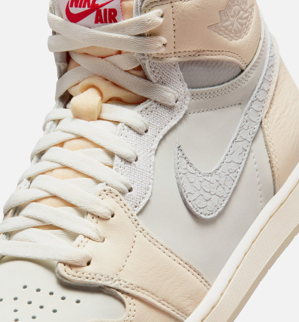 Air Jordan 1 Retro High OG Men's Lifestyle Shoe - Sail/University Red/Pale Ivory/Coconut Milk/Phantom