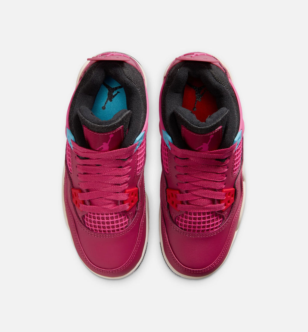 Air Jordan 4 Retro She's A Star Grade School - Sweet Beet/Desert Pink/Off Noir/Chalk
