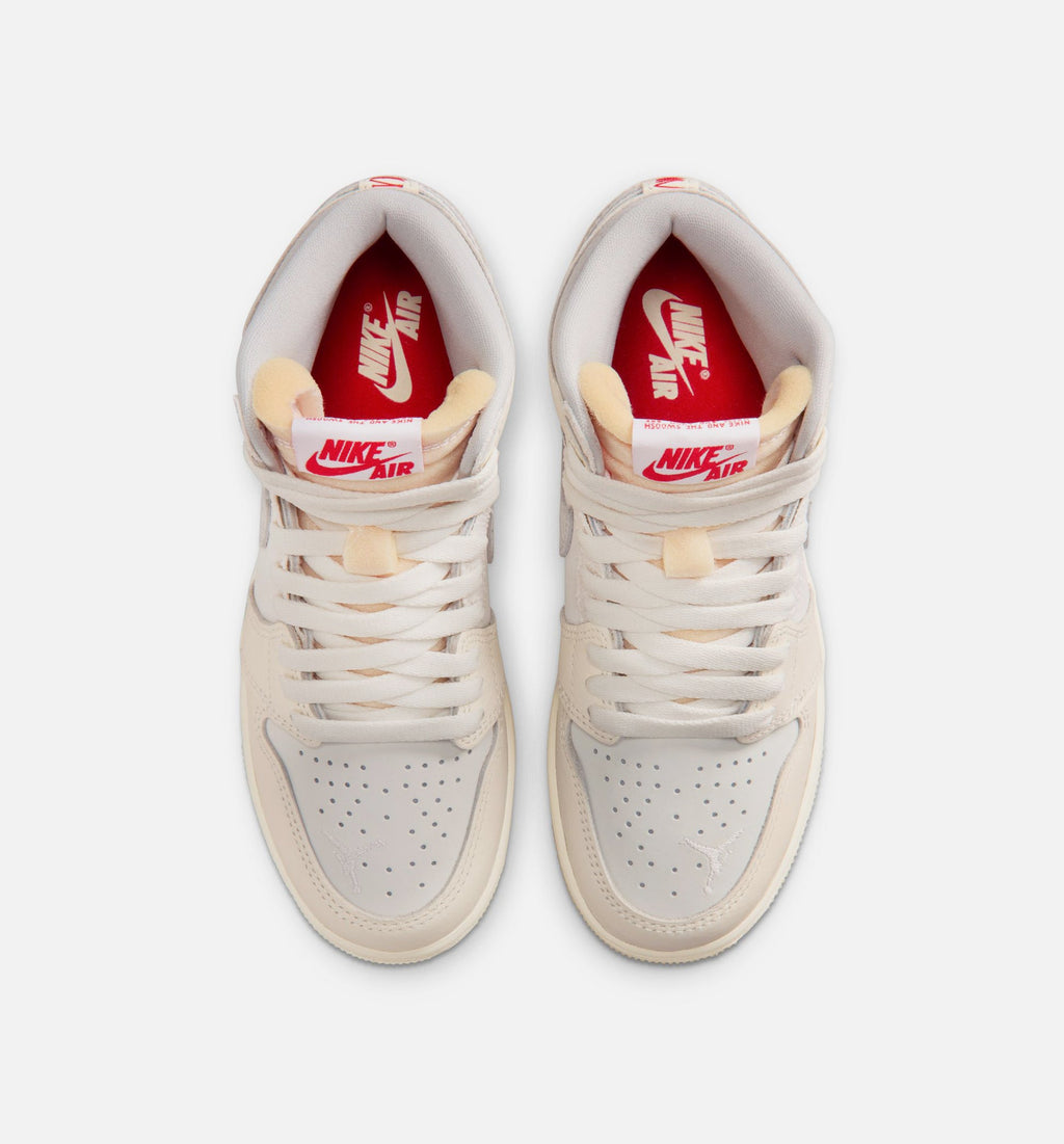 Air Jordan 1 Retro High OG Grade School - Sail/University Red/Pale Ivory/Coconut Milk/Phantom