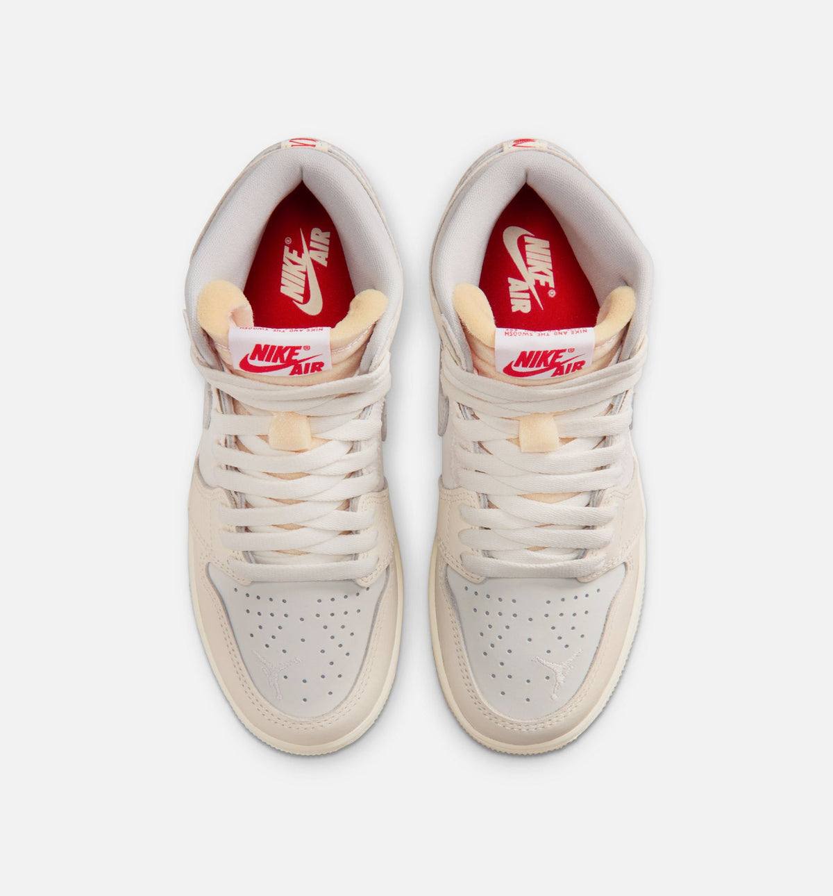 Air Jordan 1 Retro High OG Grade School - Sail/University Red/Pale Ivory/Coconut Milk/Phantom