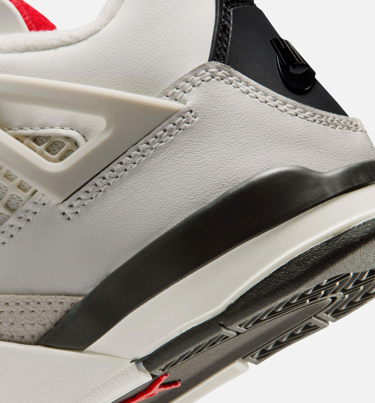 Air Jordan 4 Retro Flight Club Preschool - Sail/Black/University Red