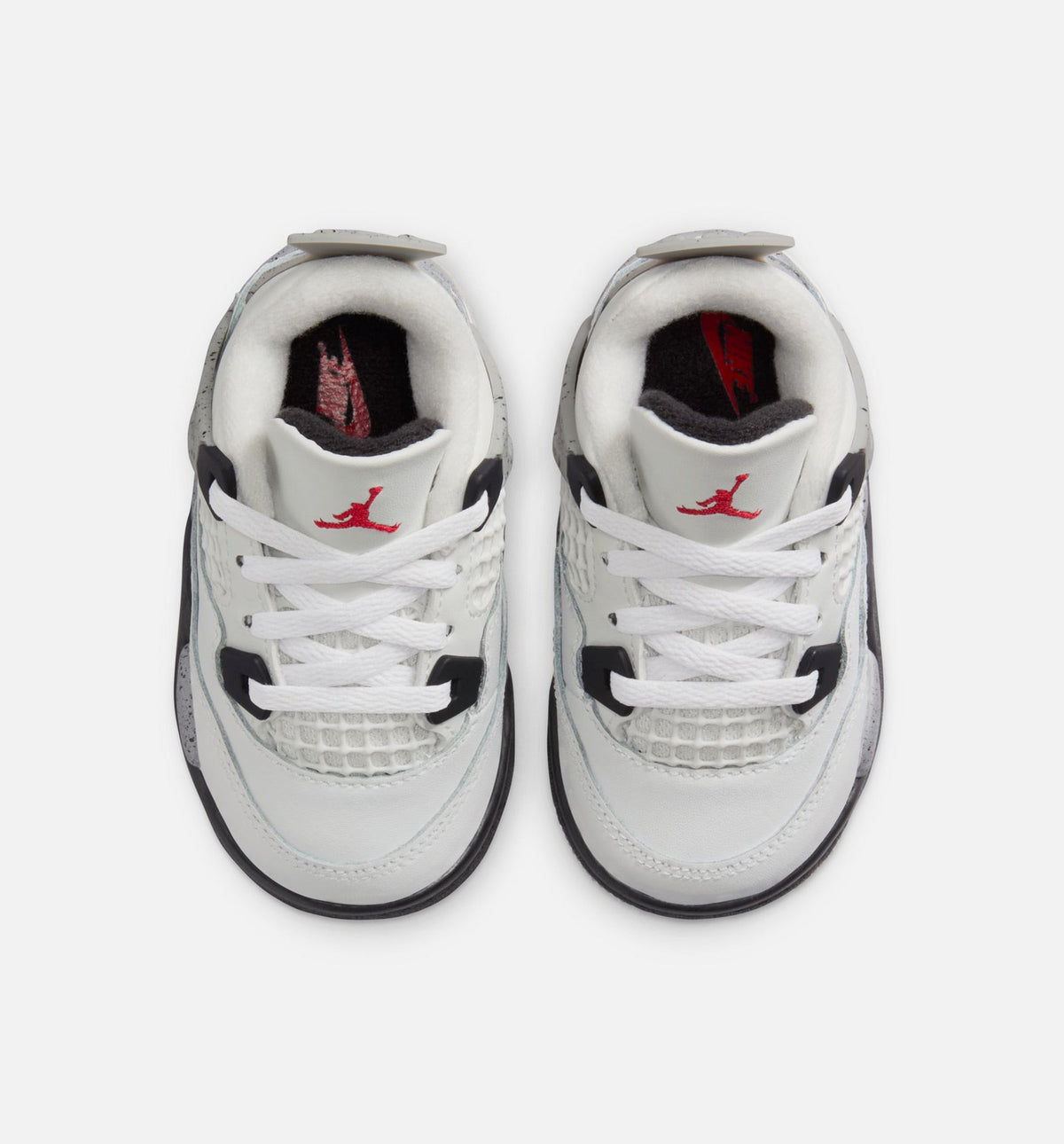 Air Jordan 4 Retro White Cement Infant/Toddler - Summit White/Fire Red/Cement Grey/Black