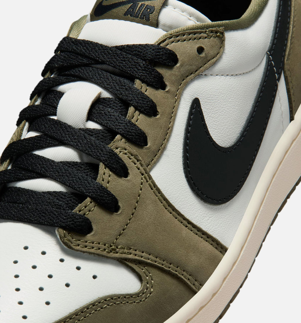 Air Jordan 1 Low OG Men's Lifestyle Shoe - Medium Olive/Black/Summit White/Sail