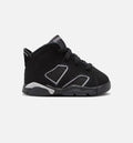 Air Jordan 6 Cap & Gown Infant/Toddler - Black/Reflective Silver