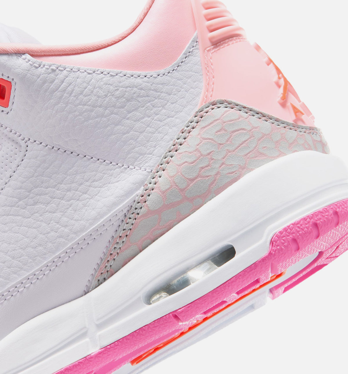 Air Jordan 3 Retro Spring Flowers Grade School - Pearl Pink/Pink Bloom/Pink Glow/Hyper Orange