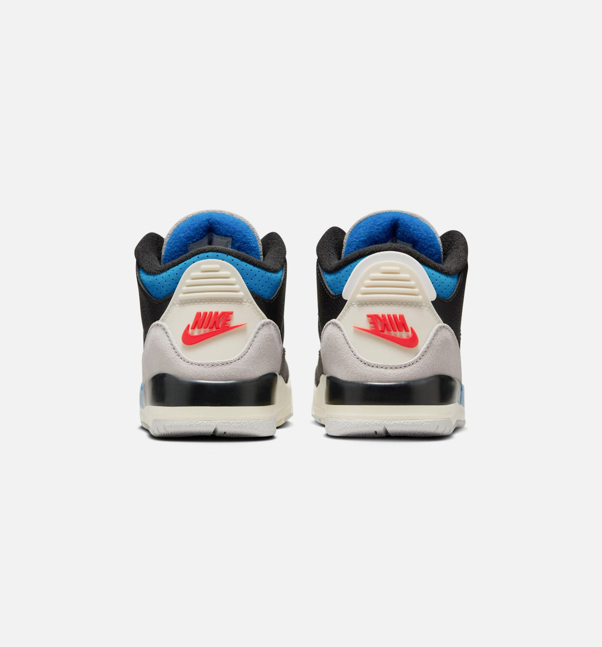 Air Jordan 3 Retro OG Rare Air Preschool - Black/Chile Red/Neutral Grey