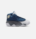 Air Jordan 13 Retro Navy and Flint Grey Infant/Toddler - Navy/University Blue/Flint Grey/White