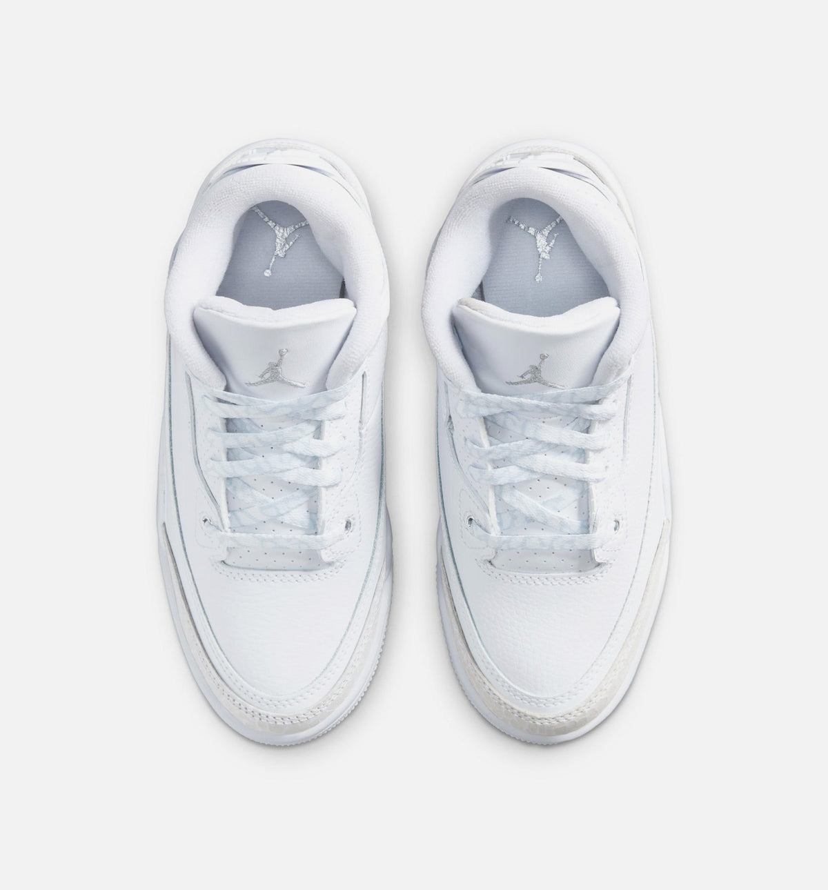Air Jordan 3 Retro Preschool - White/Metallic Silver