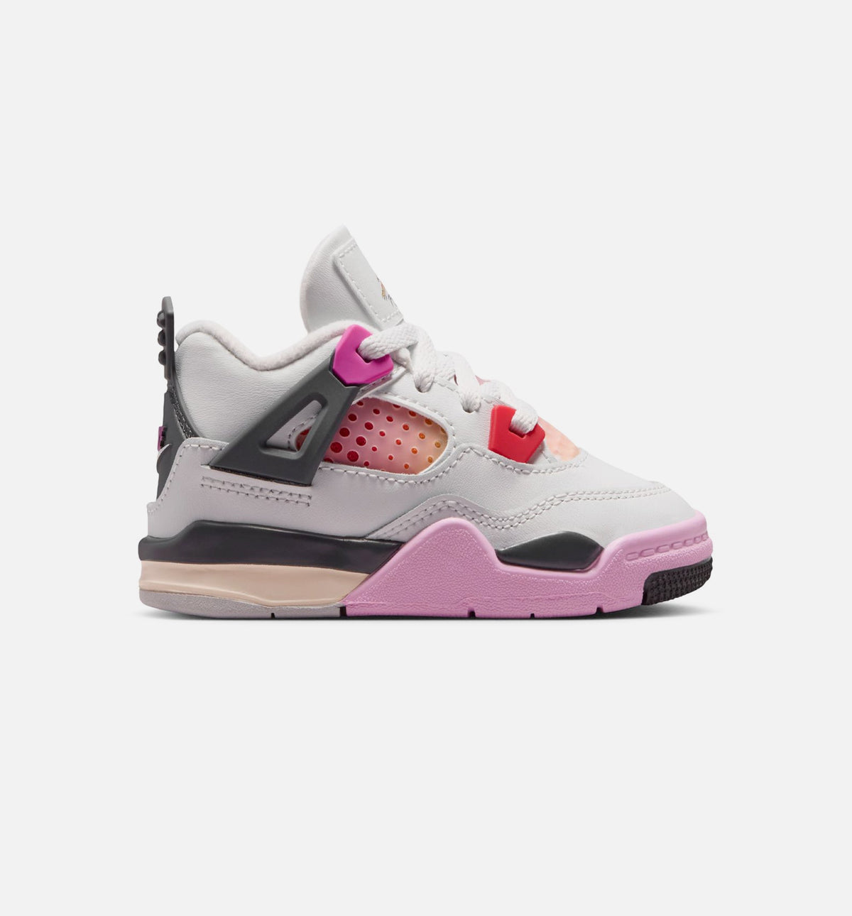 Air Jordan 4 Retro Comic Infant/Toddler - Off White/Fire Pink/Anthracite