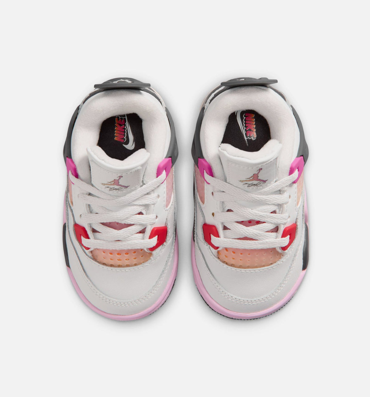 Air Jordan 4 Retro Comic Infant/Toddler - Off White/Fire Pink/Anthracite