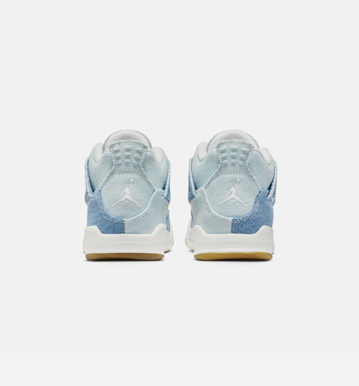Air Jordan 4 Retro Worn Blue Preschool - Sail/Worn Blue/Metallic Gold