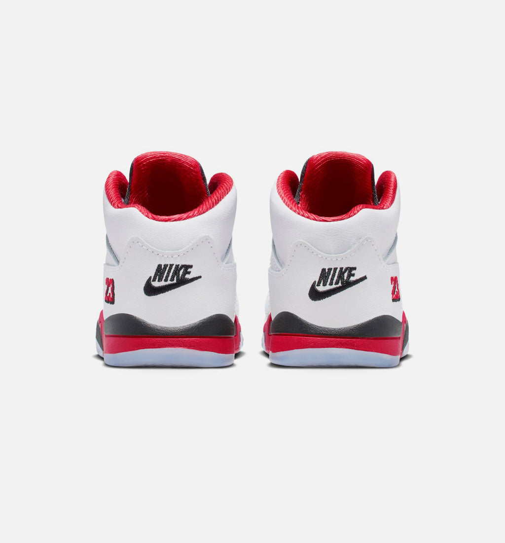 Air Jordan 5 Retro Fire Red Infant/Toddler - Fire Red/White