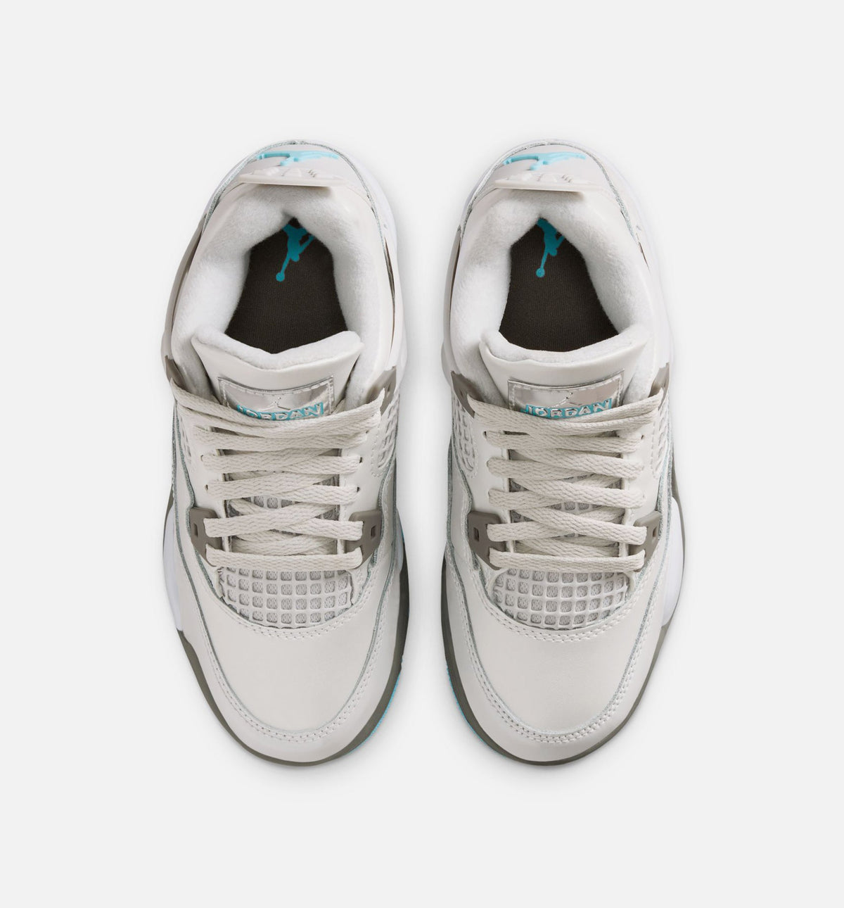 Air Jordan 4 Retro Blue Chill Preschool - Photon Dust/Blue Chill/Flat Pewter/White/Blue Tint
