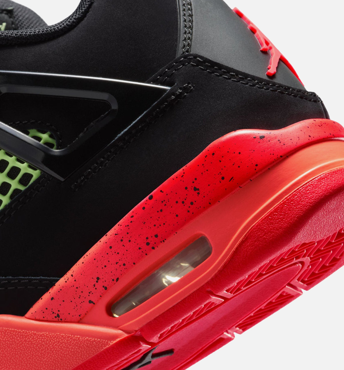 Air Jordan 4 Retro Black Infrared 23 Grade School - Black/Infrared 23/Bright Mango