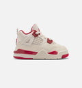 Air Jordan 4 Retro Valentine's Day Infant/Toddler - Pale Ivory/Sierra Red/Tough Red