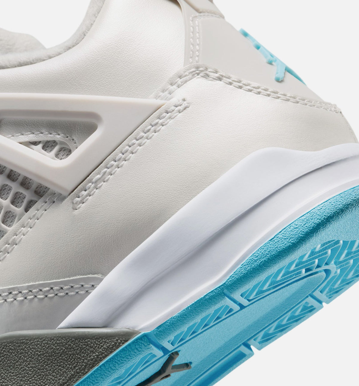 Air Jordan 4 Retro Blue Chill Preschool - Photon Dust/Blue Chill/Flat Pewter/White/Blue Tint