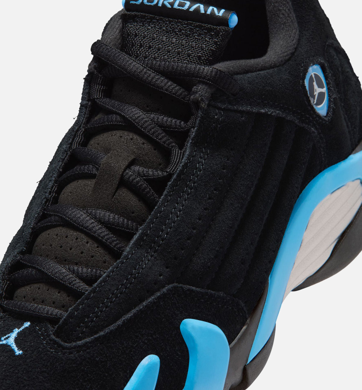 Air Jordan 14 Retro Black University Blue Grade School - Black/White/University Blue