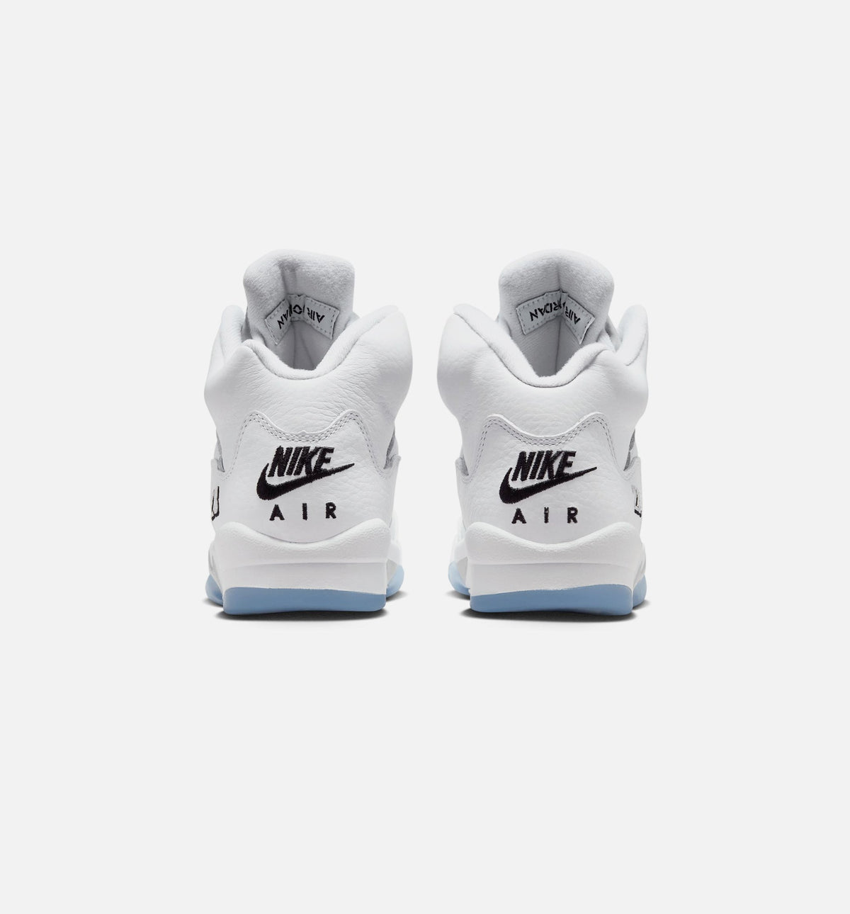 Air Jordan 5 Retro OG White Metallic Grade School - White/Black/Metallic Silver