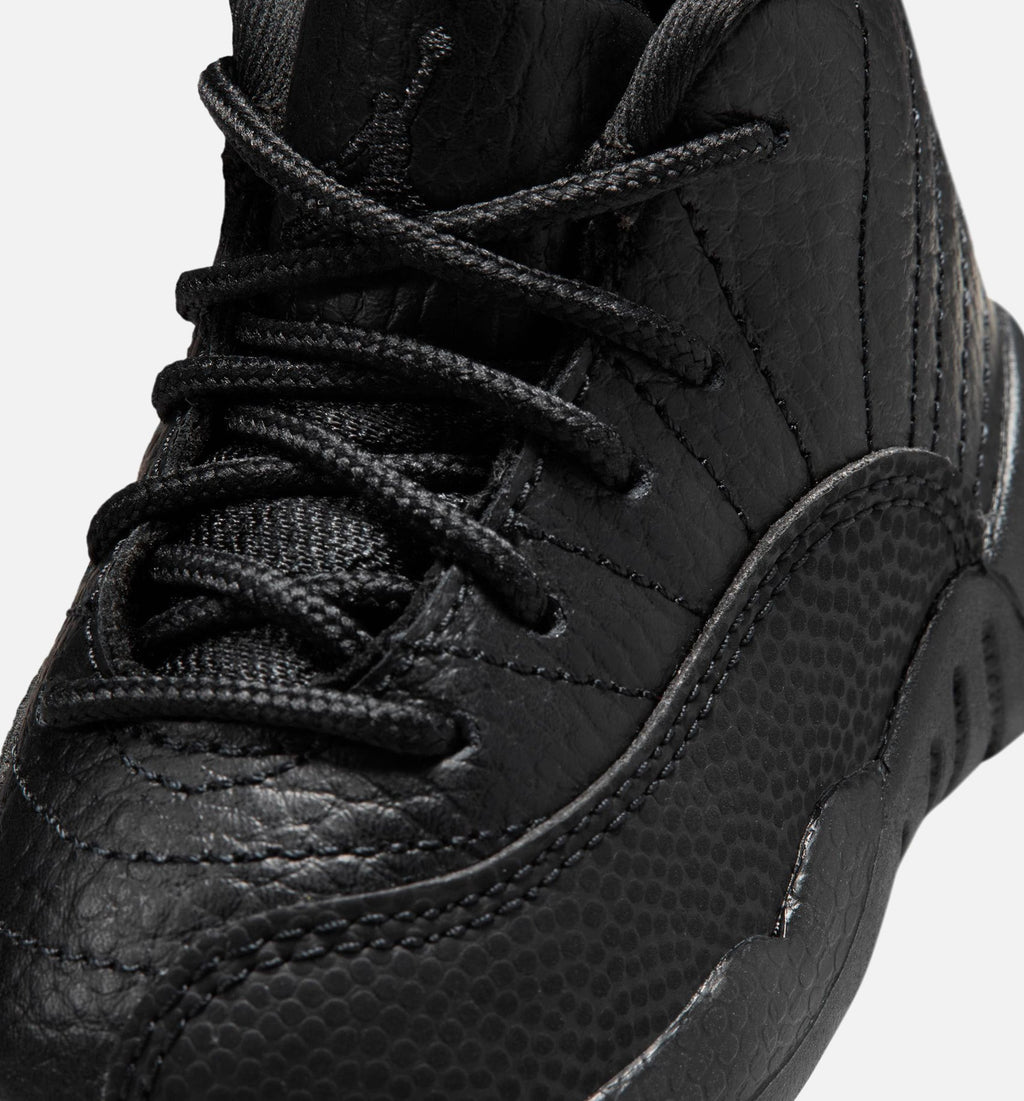 Air Jordan 12 Retro Bloodline Infant/Toddler - Black/Varsity Red