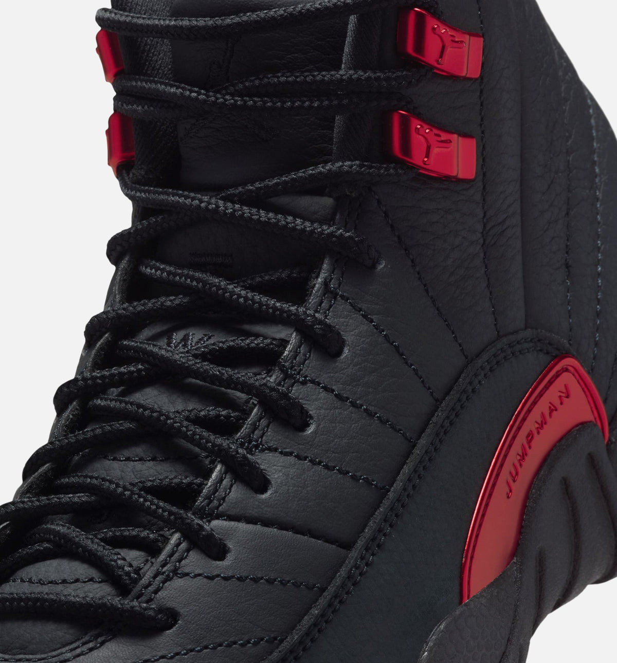 Air Jordan 12 Retro Bloodline Grade School - Black/Varsity Red
